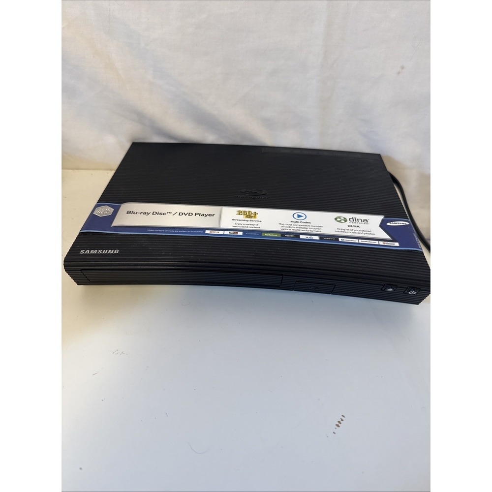 Samsung BD-J5100 Blu-ray DVD Player Wi-Fi Streaming No Remote